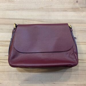 Burgundy Harper Fossil Bag Like new